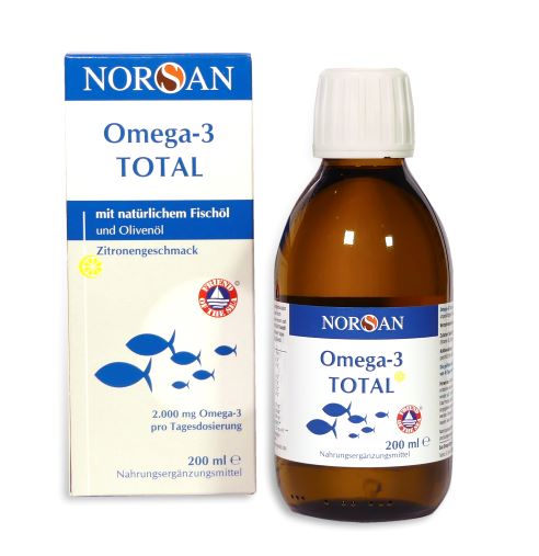Omega-3 TOTAL Öl mit natürlichem Zitronenaroma - 200ml