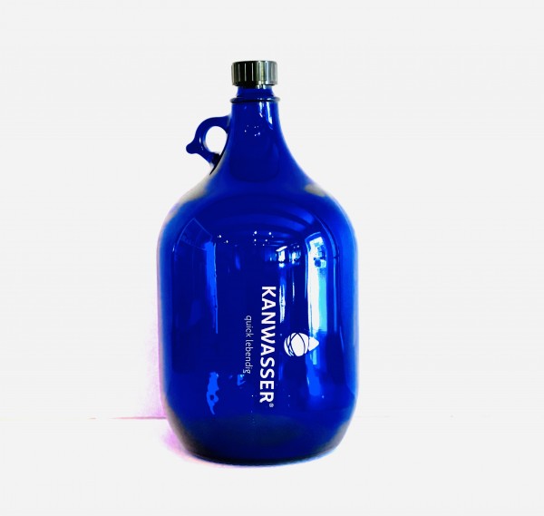 Blaue 5L Wassergallone